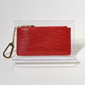 Louis Vuitton Key Cles Epi Red with dust bag